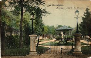 CPA La Champagne - ÉPERNAY - Le Jard- Le Kiosque (742459)