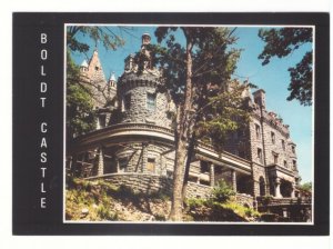 Boldt Castle, Heart Island, Thousand Islands, New York, Chrome Postcard #1