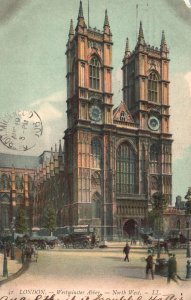 Vintage Postcard 1906 London Westminster Abbey Collegiate Church St. Peter Eng.