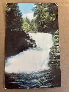 1953 USED POSTCARD - WINONA 5 FALLS, POCONO MOUNTAINS, PA.