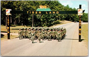 Fort Polk Louisiana LA, Troops of Third Training Brigade, Vintage Postcard