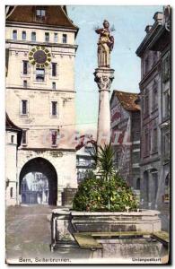 Old Postcard Bern Seilerbrummen