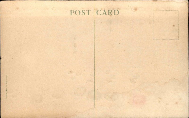 Easter Fantasy Chicks Playing Music c1910 HTL Hold to Light c1910 Postcard 