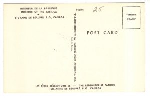 Interior Basilique, Ste Anne De Beaupre, Quebec