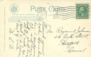 New Post Office, Washington D.C  1917 used Postcard