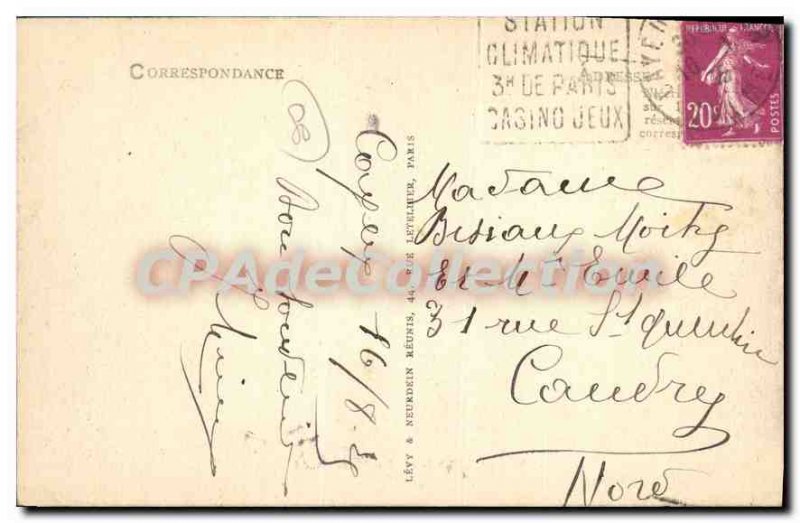 Old Postcard Cayeux The Beach