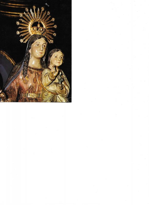 Santa Maria de Joncadella Modern Spanish religious postcard