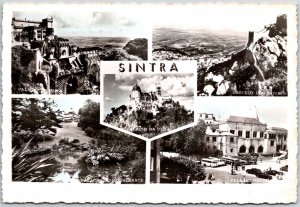 Sintra Palacio Da Pena Castelo Dos Mouros Monstrate Nacional Portugal Postcard