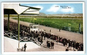 TIJUANA, Mexico ~Crowd GRAND STAND & RACE TRACK  ca 1920s Postcard