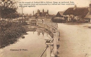 Codford Hill Oldbury Camp St. Mary Wiltshire, England UK c1910s Vintage Postcard