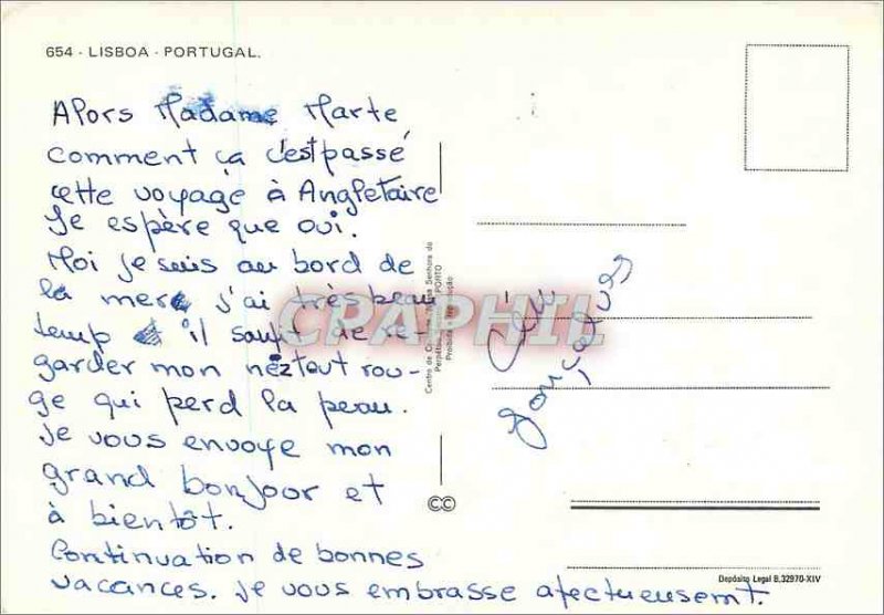 Postcard Modern Libsoa Portugal