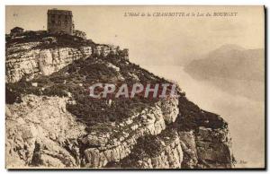 Old Postcard The Hotel Chambotte and Lake Bourget