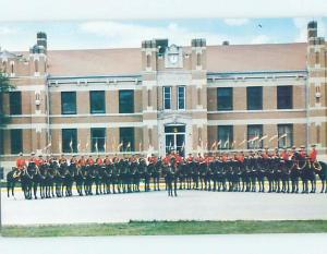 Pre-1980 ROYAL CANADIAN MOUNTED POLICE MOUNTIES RCMP AT BARRACKS Regina SK G1826