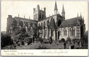 Chester Cathedral England Mother Church Of The Diocese Of Chester Postcard