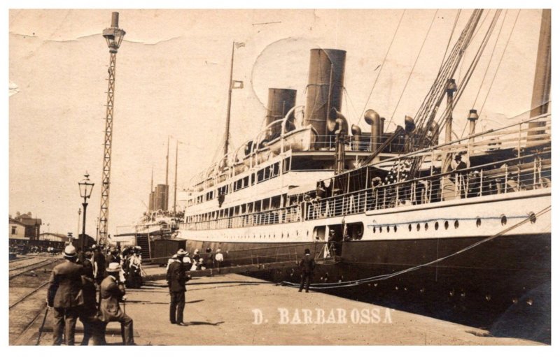 Germany  D.Barbarossa Steamer