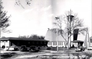 Real Photo Postcard Methodist Church in Pocahontas, Iowa