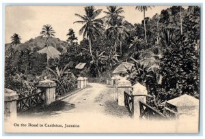 c1910 Bridge On The Road to Castleton Jamaica Antique Unposted Postcard