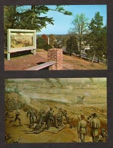 VA Lot 2 Civil War Marye's Heights Postcards Fredericksburg Virginia  Burnside