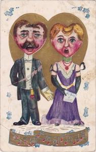 Couple With Heart Shaped Face High Admiration 1910