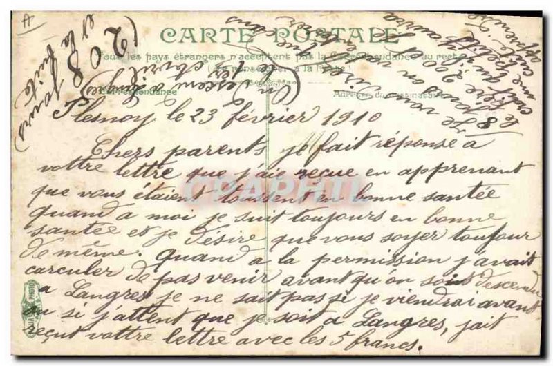 Postcard Old Army Infantry Fencing the bayonet