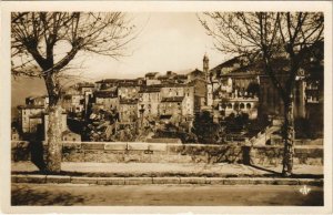 CPA Sartene vue prise de la Route de Bonifacio CORSICA (1078036)