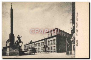 Old Postcard Roma Palazzo Reale Quirinale