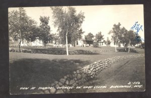 RPPC BIRCHWOOD WISCONSIN LAKE CHETIK VINTAGE REAL PHOTO POSTCARD