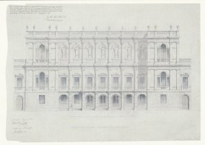 BURLINGTON HOUSE By SYDNEY SMIRKE - Vintage POSTCARD Size print