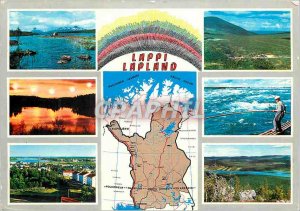 Postcard Modern Lappi Lapland Suomi Finland