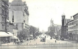 Washington DC Pennsylvania Avenue Trolleys 1907 Postcard