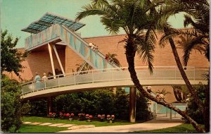 Vtg 1960s Escalator Anheuser Busch Budweiser Brewery Tampa Florida Postcard