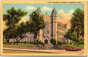 Postcard OH Youngstown College