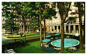 Postcard SWIMMING POOL SCENE Atlanta Georgia GA AR1840