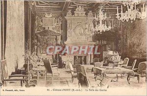 'Old Postcard Chateau d''Anet E and L the Guard Room'