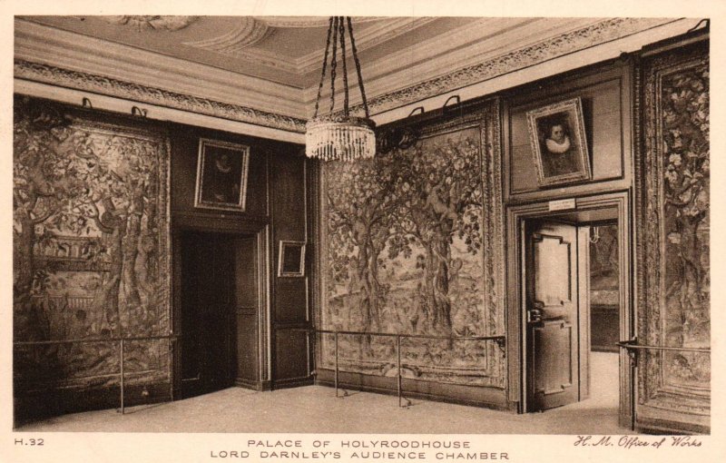 Lord Darnley's Audience Chamber,Palace of Holyroodhouse,Scotland,UK