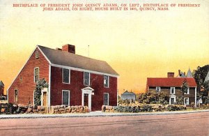 Birthplace of President John Quincy Adams & President John Adams Quincy, Mass...