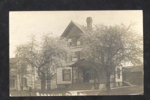 RPPC OBERLIN OHIO RESIDENCE HOME HOUSE MEADVILLE PA. REAL PHOTO POSTCARD