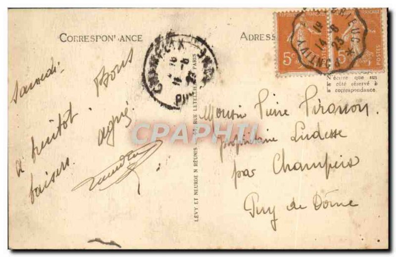 Postcard Old Approx d & # 39Auray The Charterhouse The Mausoleum