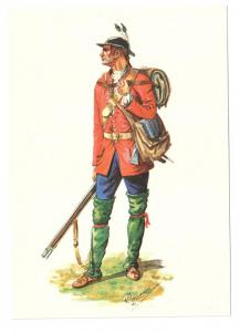 Canadian Regiments Private 60th Royal American Regiment 