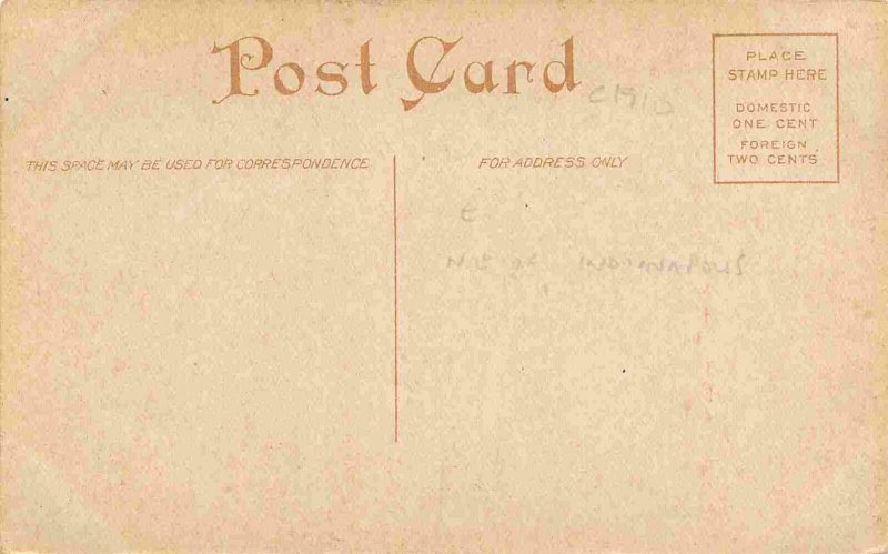 Post Office Anderson Indiana 1910c postcard