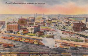Railroad Yards - Industrial District - Kansas City MO, Missouri - Linen