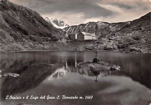 L'Ospirio e il Lago del Gran S Bernardo Italy 1951 