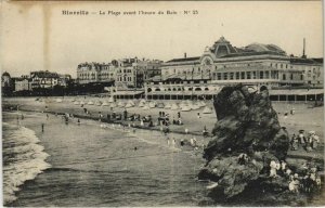 CPA Biarritz La Plage a l'heure du Bain FRANCE (1126934)