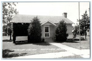 1953 American Legion Ainsworth Norfolk Nebraska NE RPPC Photo Vintage Postcard