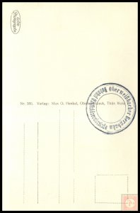 View into the Lohwarratel Manhenbacks (RPPC), Germany