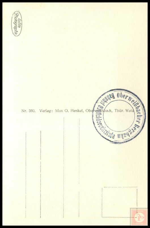 View into the Lohwarratel Manhenbacks (RPPC), Germany