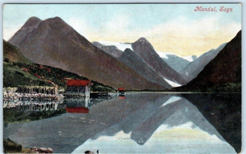 MUNDAL, SOGN  Sogn og Fjordane County, NORWAY  ca 1910s  Postcard