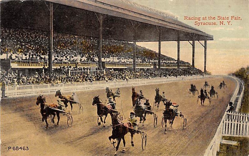 Syracuse, NY, USA State Fair, Trotters Horse Racing Unused 