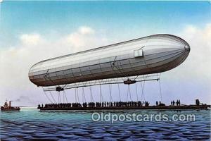 Der erste Aufstieg eines Zeppelinluftschiffes Zeppelin Unused 