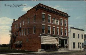 Scottdale PA Mennonite Publishing House c1910 Postcard